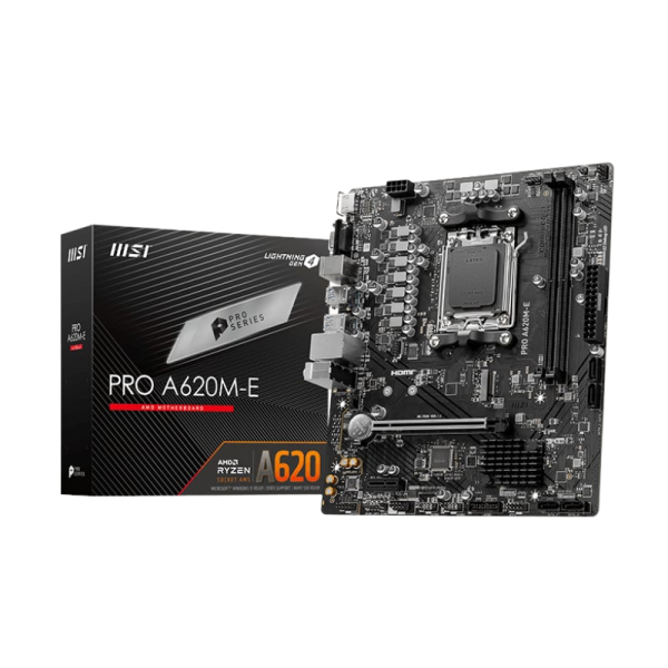 MSI A620M-E PRO AMD AM5 MATX Gaming Motherboard